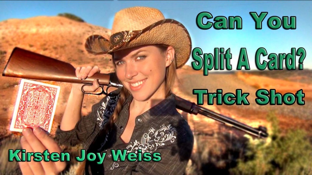 Annie oakley card split kirsten joy weiss pro shooter