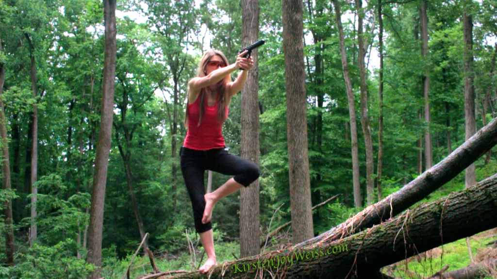 Balancing one leg yoga tree pose on tree are you adaptable trick shot Kirsten Joy Weiss words