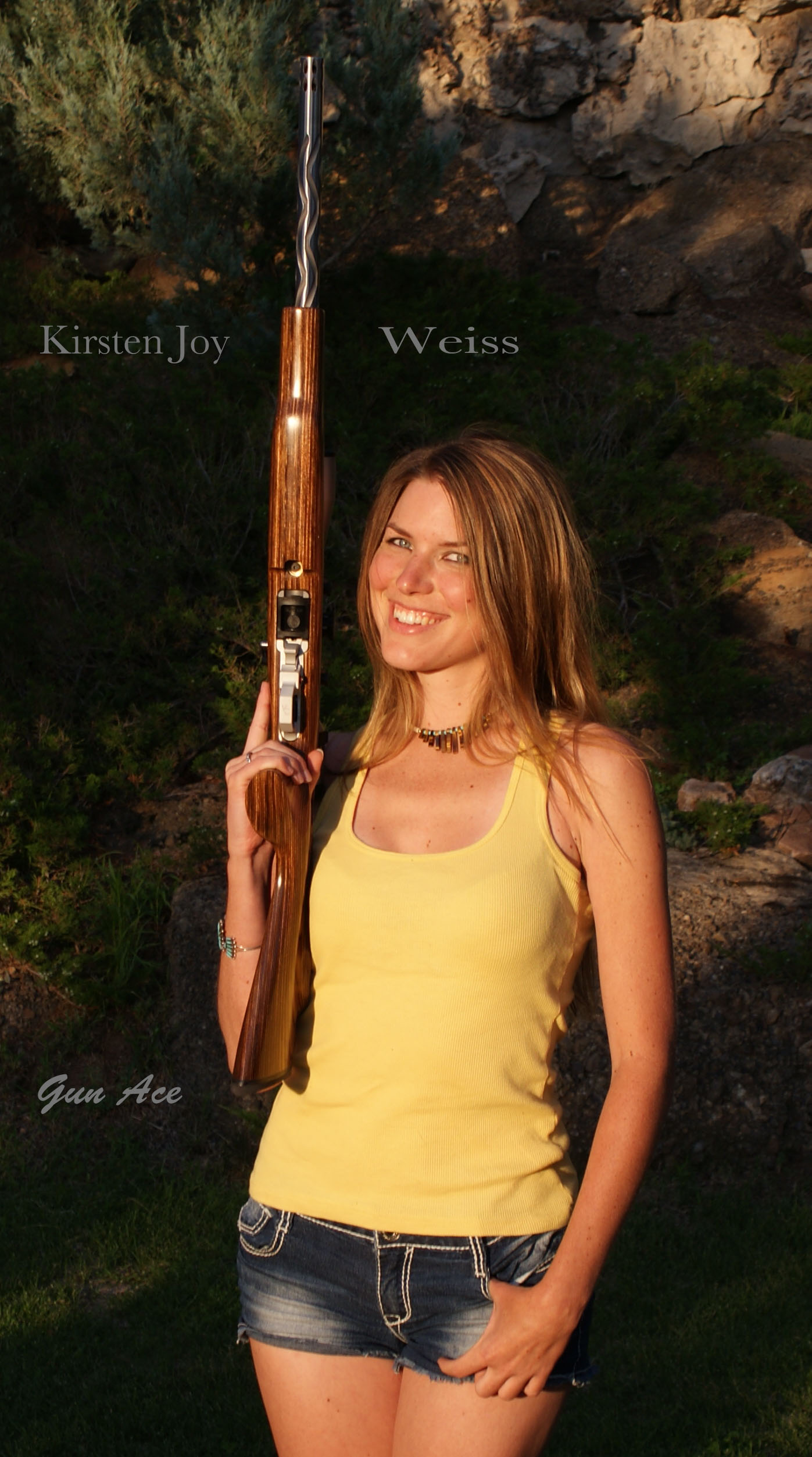 Kirsten Joy Weiss Gun Ace.